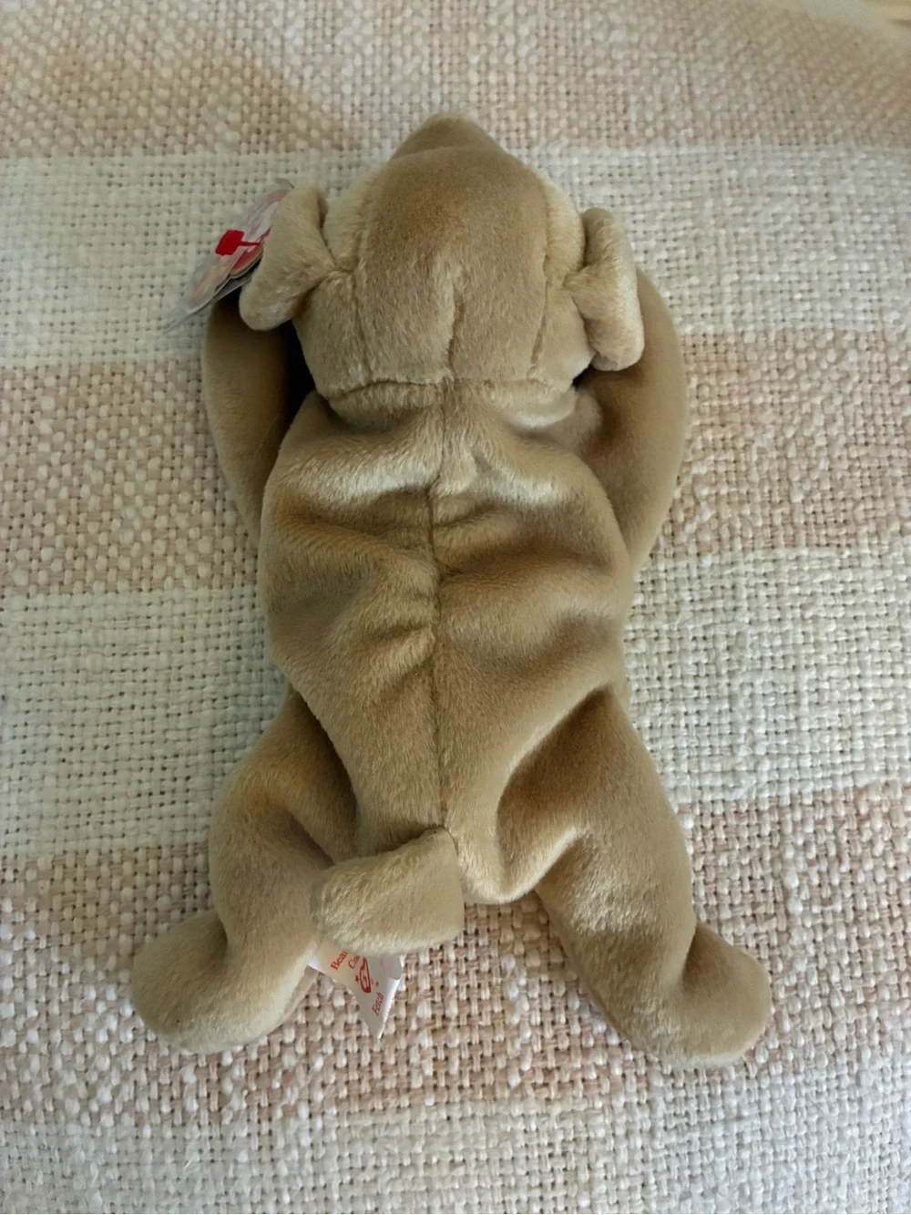 Ty Beanie Babies - “Fetch” the Golden Dog - 90s vintage collectible with tags